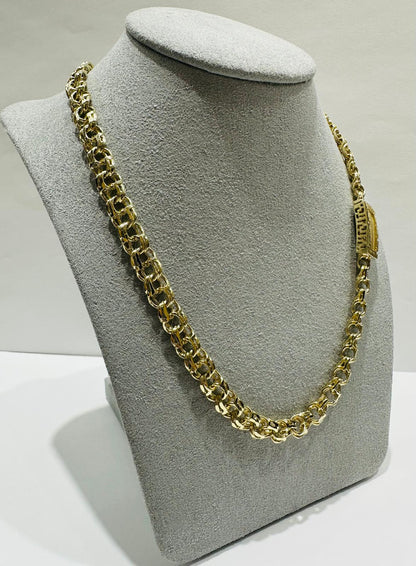 10K GOLD CHINO LINK CHAIN- 20"  6.90mm  36.3gm