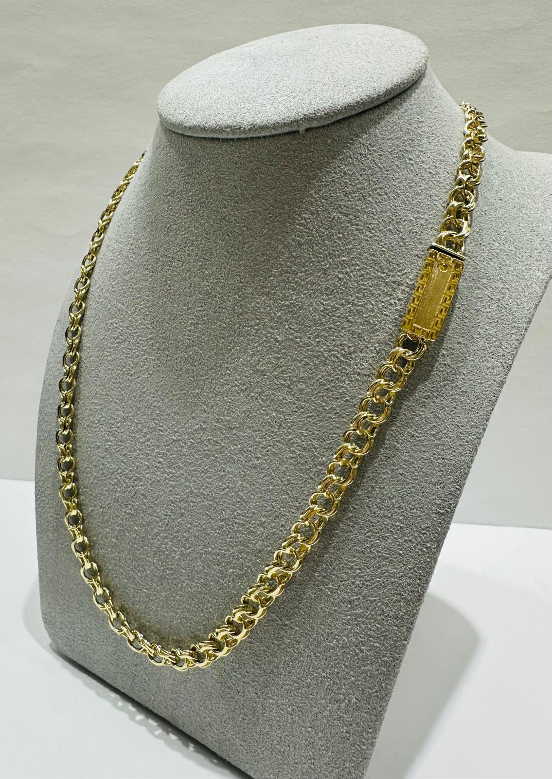 10K GOLD CHINO LINK CHAIN- 20"  5.55mm  23.0gm