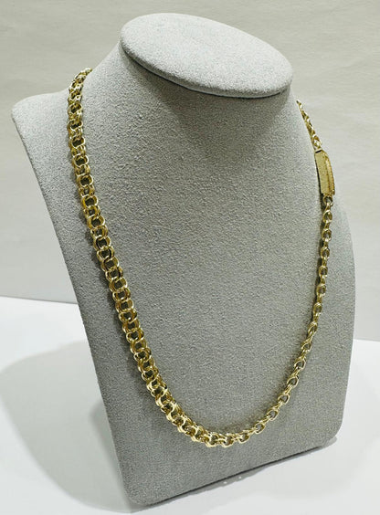 10K GOLD CHINO LINK CHAIN- 20"  5.55mm  23.0gm