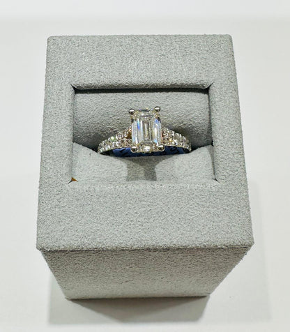 14K GOLD LAB GROWN VS1/VS2 DIAMOND RING-  0.50CT