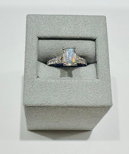 14K GOLD LAB GROWN VS1/VS2 DIAMOND RING-  0.50CT