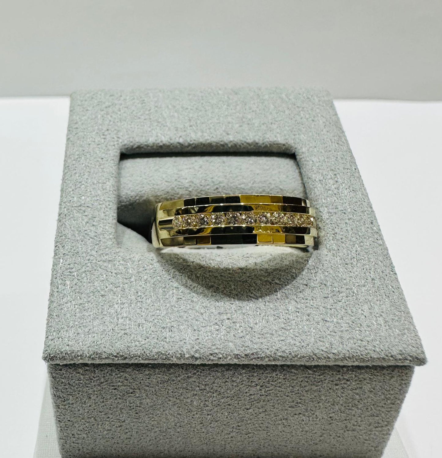 10K GOLD LAB GROWN DIAMOND ROCK RING VS-  0.33CTW