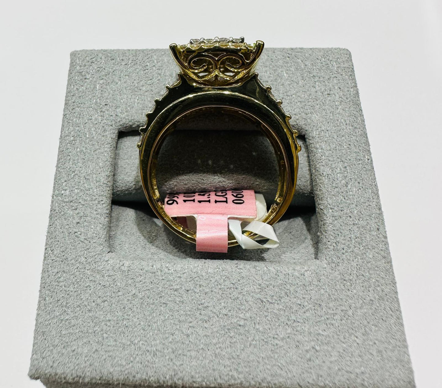 10K GOLD LAB GROWN DIAMOND ROCK RING VS-  1.58CTW