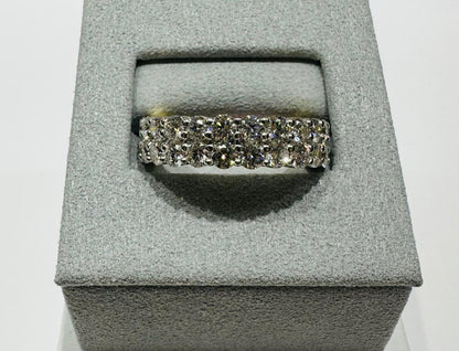10K GOLD LAB GROWN DIAMOND RING VS-  4.20CTW
