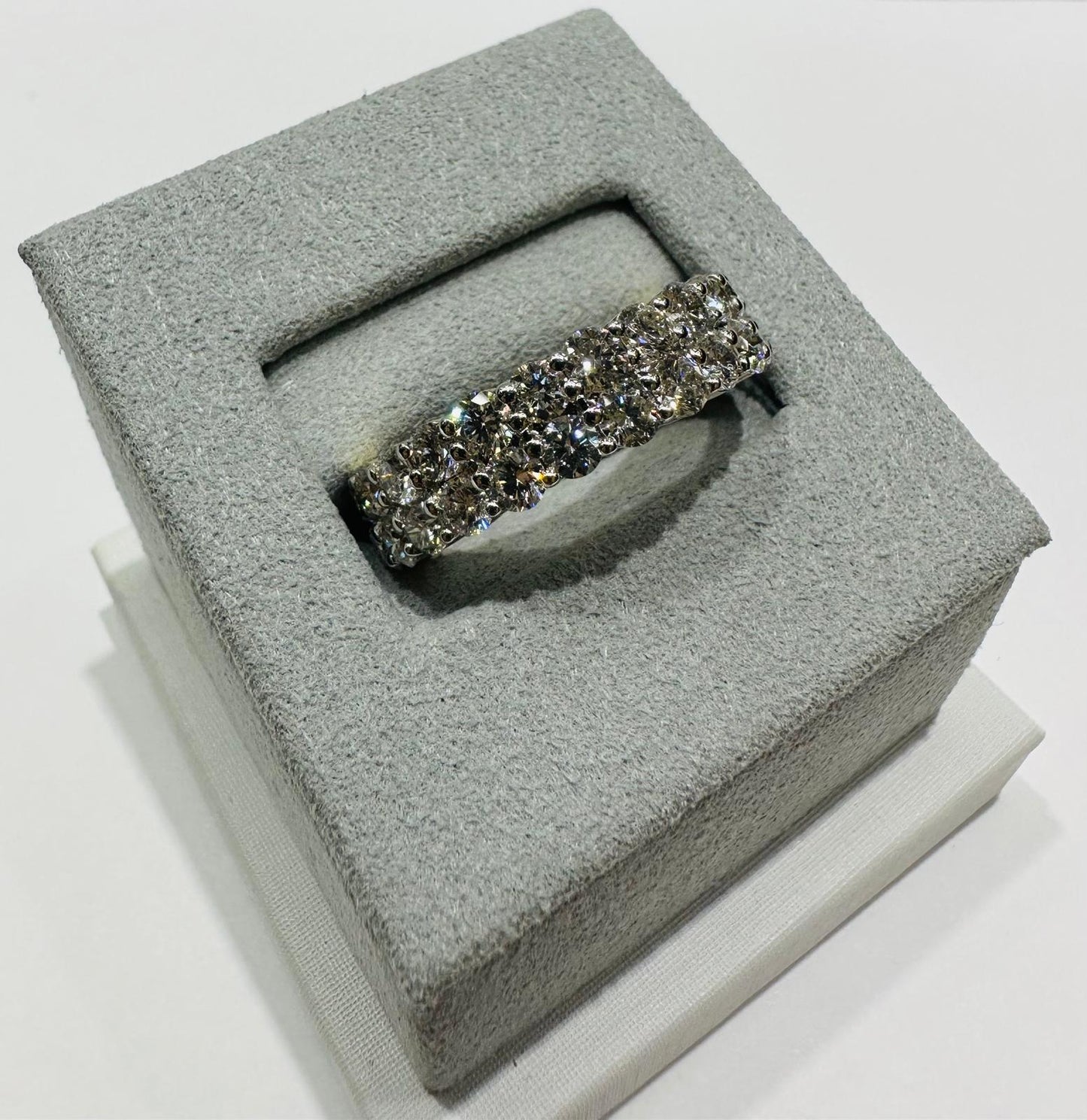 10K GOLD LAB GROWN DIAMOND RING VS-  4.20CTW