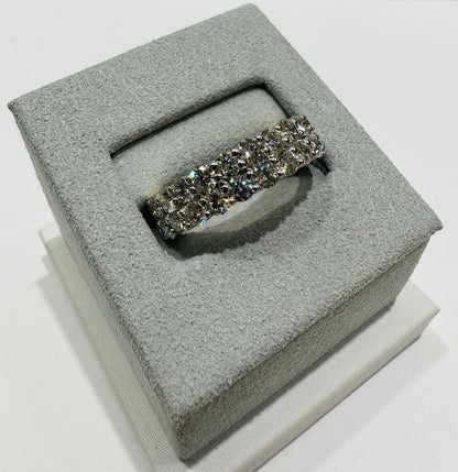 10K GOLD LAB GROWN DIAMOND RING VS-  4.20CTW