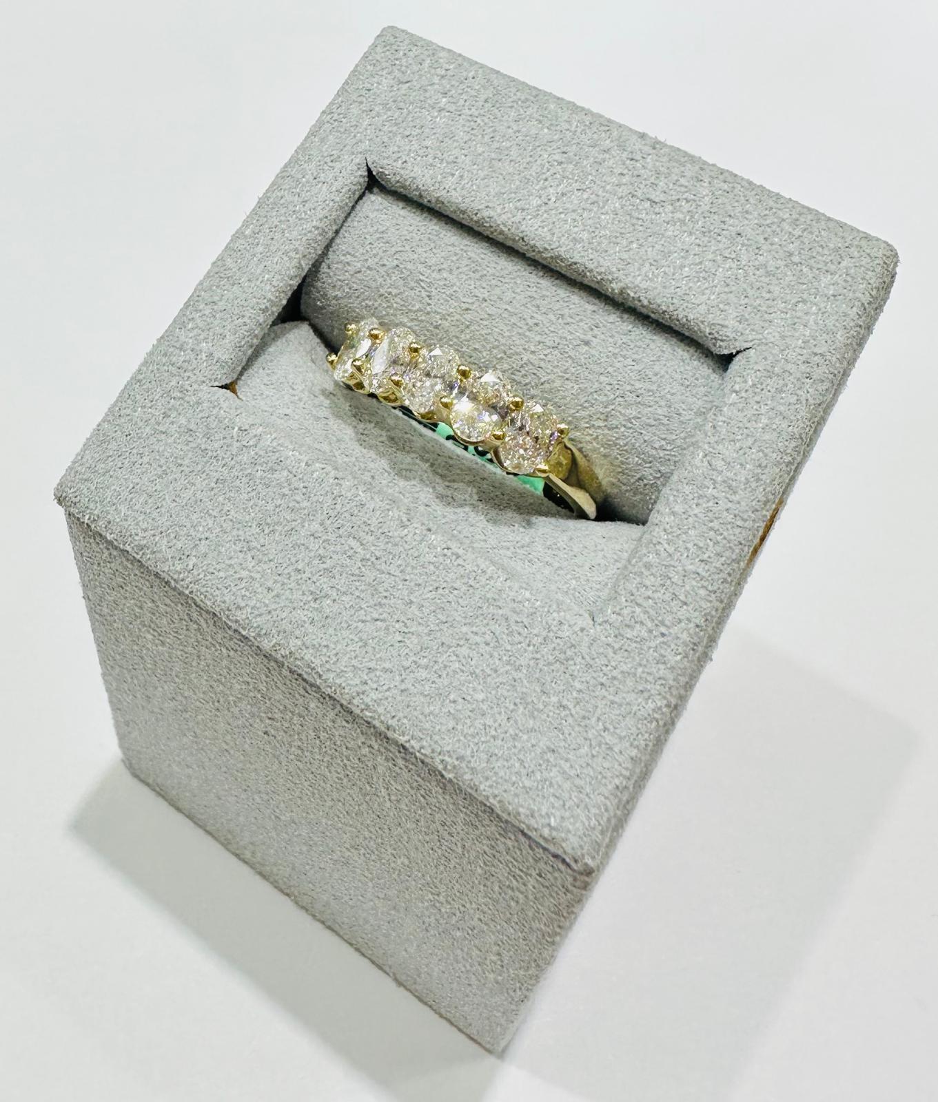 14K GOLD LAB GROWN DIAMOND RING VS-  0.98CTTW