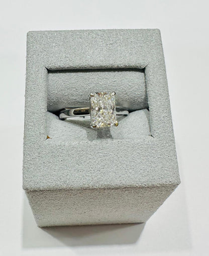 14K GOLD LAB GROWN DIAMOND RING VS-  2.00CT