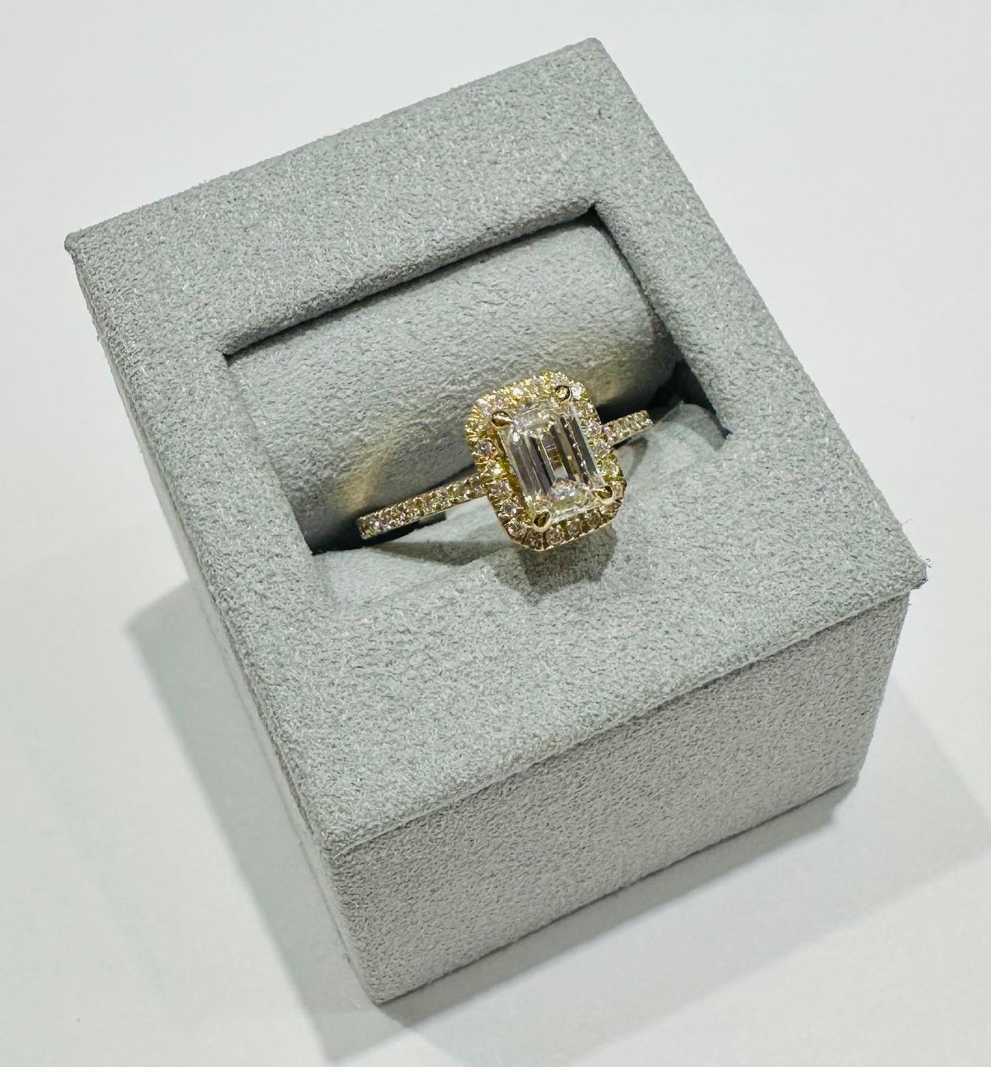 14K GOLD LAB GROWN DIAMOND RING VS-  1.25TC/CT1.00