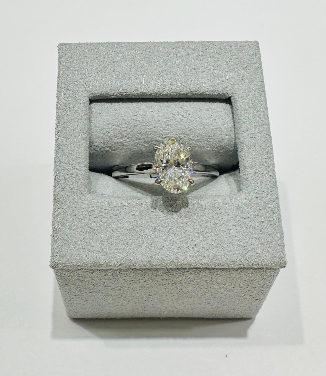 14K GOLD LAB GROWN DIAMOND RING VS-  1.50CT