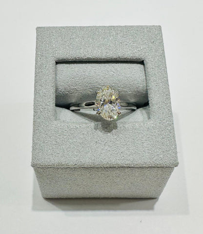 14K GOLD LAB GROWN DIAMOND RING VS-  1.50CT