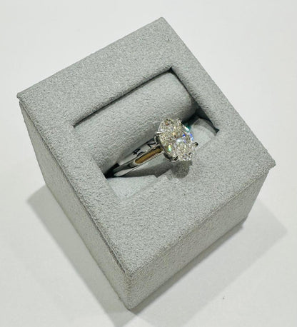 14K GOLD LAB GROWN DIAMOND RING VS-  1.50CT