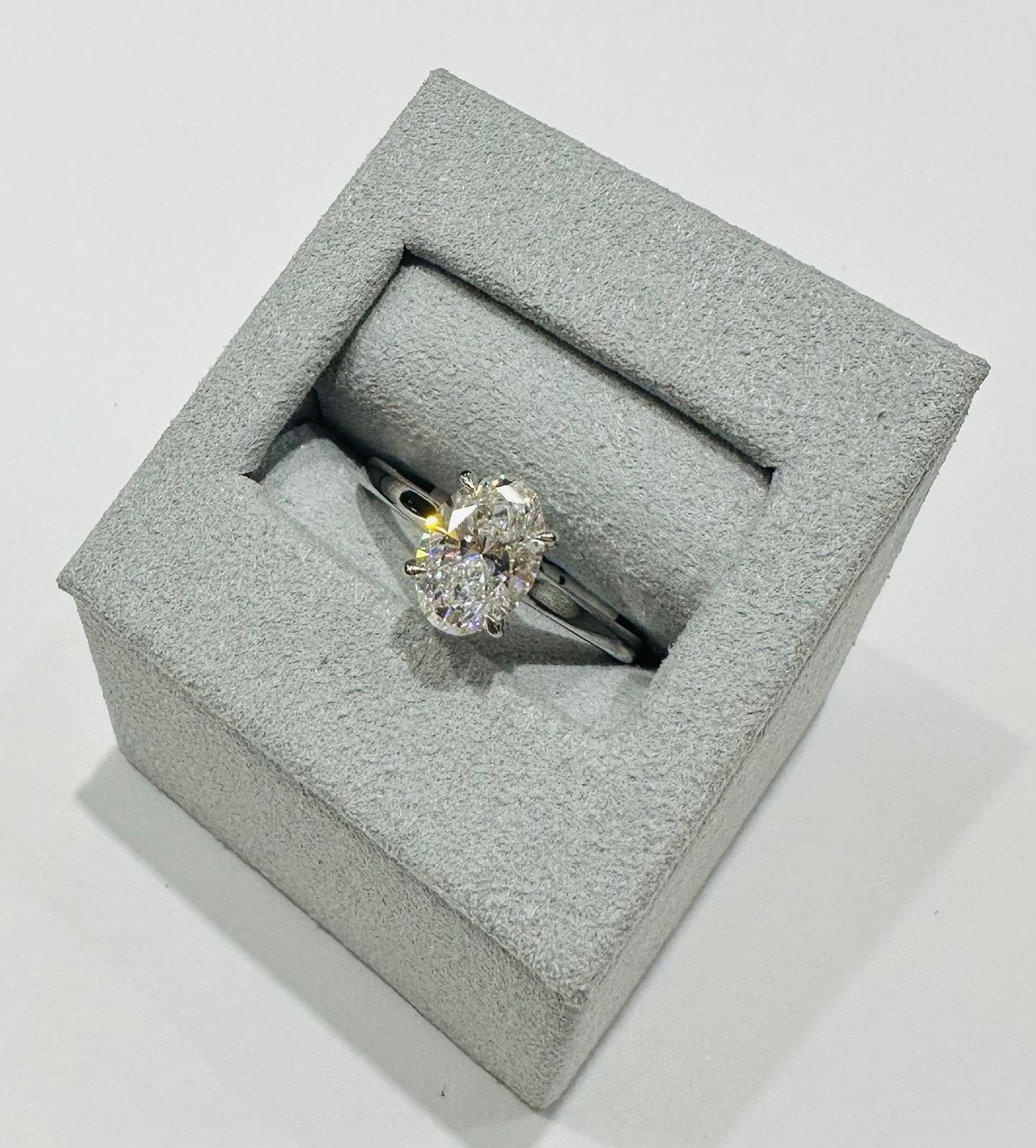 14K GOLD LAB GROWN DIAMOND RING VS-  1.50CT