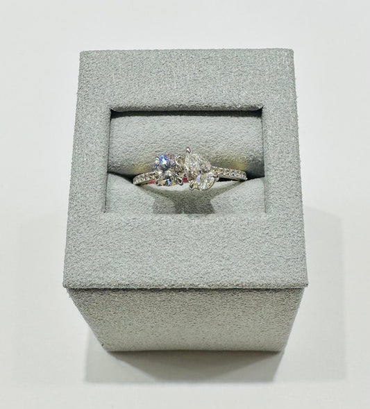 14K GOLD LAB GROWN DIAMOND RNG VS- 1.15CT