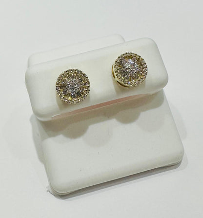 10K GOLD LAB GROWN DIAMOND EARRINGS VS- 0.5CTW