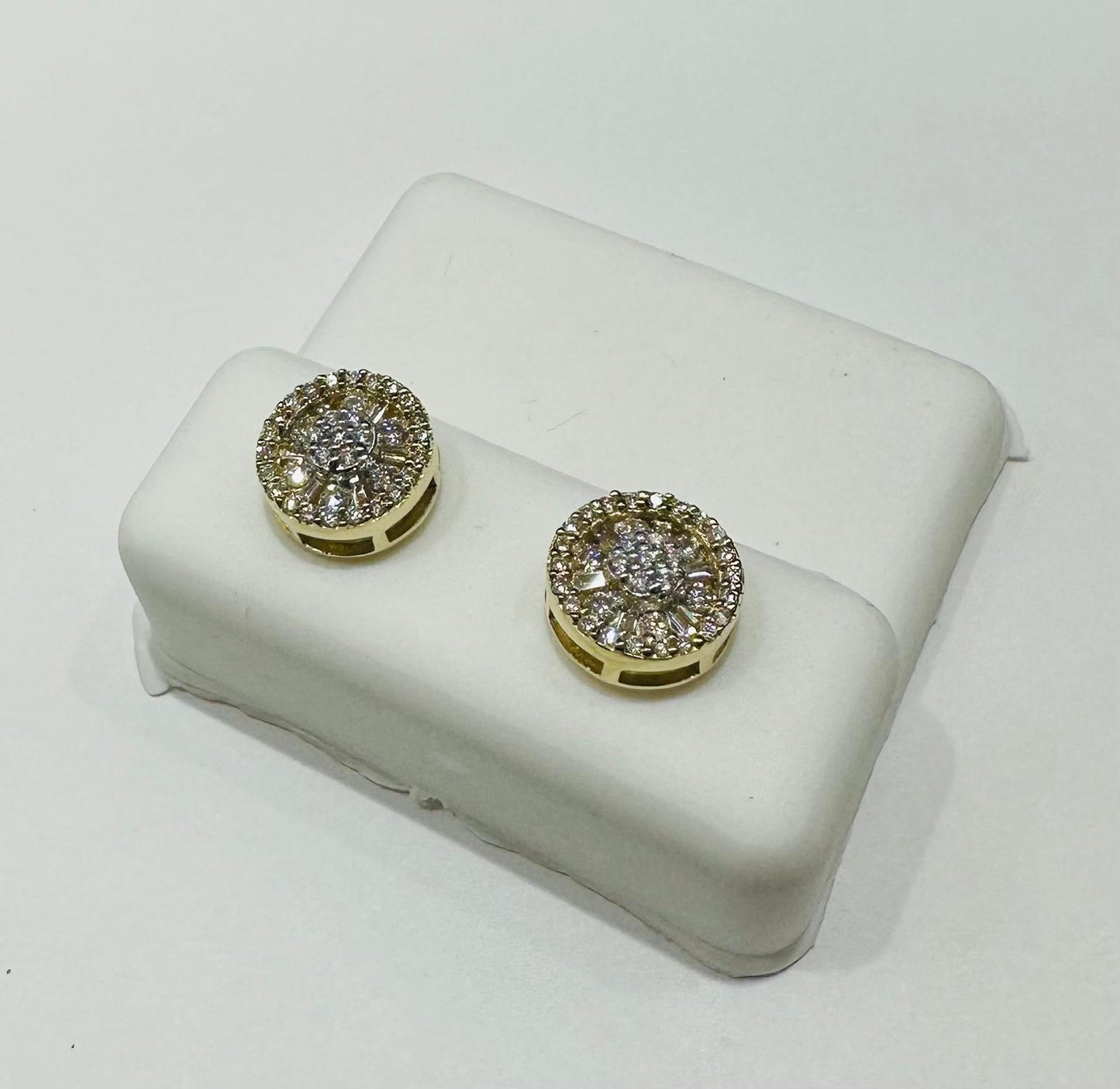 10K GOLD LAB GROWN DIAMOND EARRINGS VS- 0.5CTW
