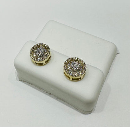 10K GOLD LAB GROWN DIAMOND EARRINGS VS- 0.5CTW