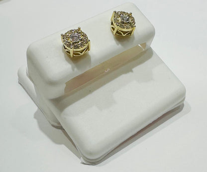 10K GOLD LAB GROWN DIAMOND EARRINGS VS- 0.34CTW