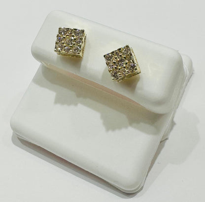 10K GOLD LAB GROWN DIAMOND EARRINGS VS- 0.70CTW