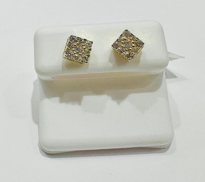 10K GOLD LAB GROWN DIAMOND EARRINGS VS- 0.70CTW