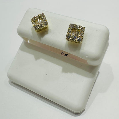 10K GOLD LAB GROWN DIAMOND EARRINGS VS- 0.44CTW