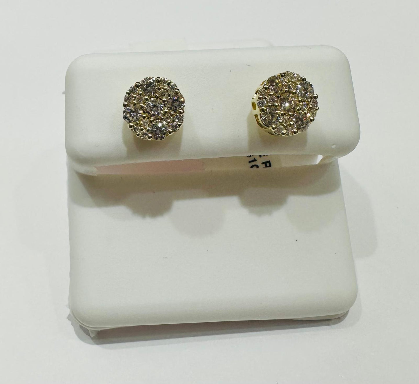 10K GOLD LAB GROWN DIAMOND EARRINGS VS- 0.72CTW