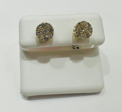 10K GOLD LAB GROWN DIAMOND EARRINGS VS- 0.72CTW