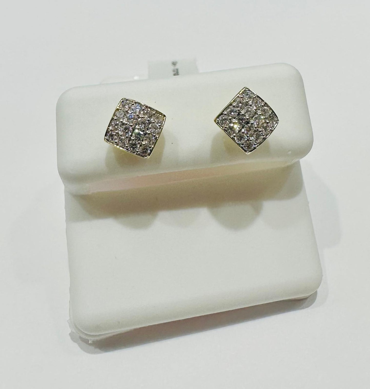 10K GOLD LAB GROWN DIAMOND EARRINGS VS- 0.48CTW