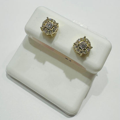 10K GOLD LAB GROWN DIAMOND EARRINGS VS- 0.34CTW