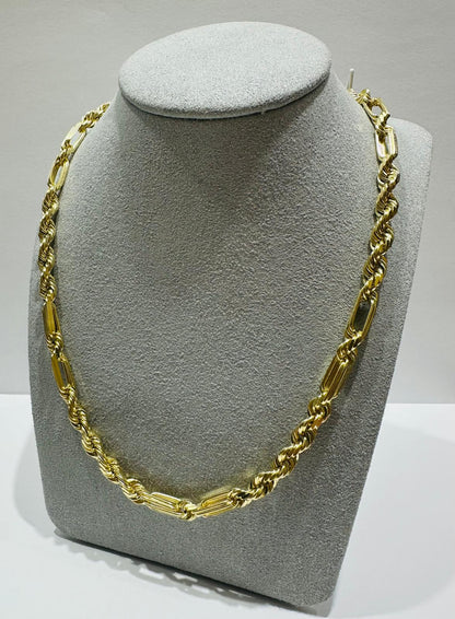 10K SOLID GOLD MILANO ROPE CHAIN- WEIGHT:  38.6gm  20"  4.60mm