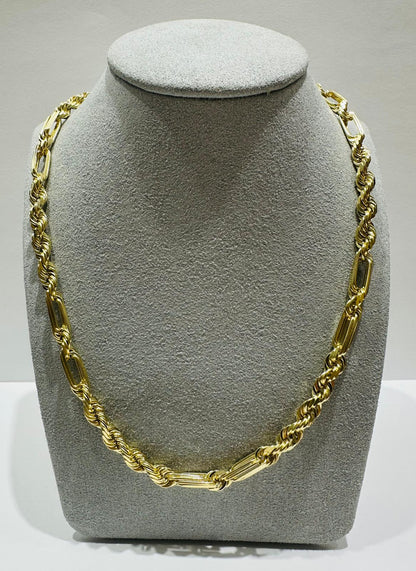10K SOLID GOLD MILANO ROPE CHAIN- WEIGHT:  38.6gm  20"  4.60mm