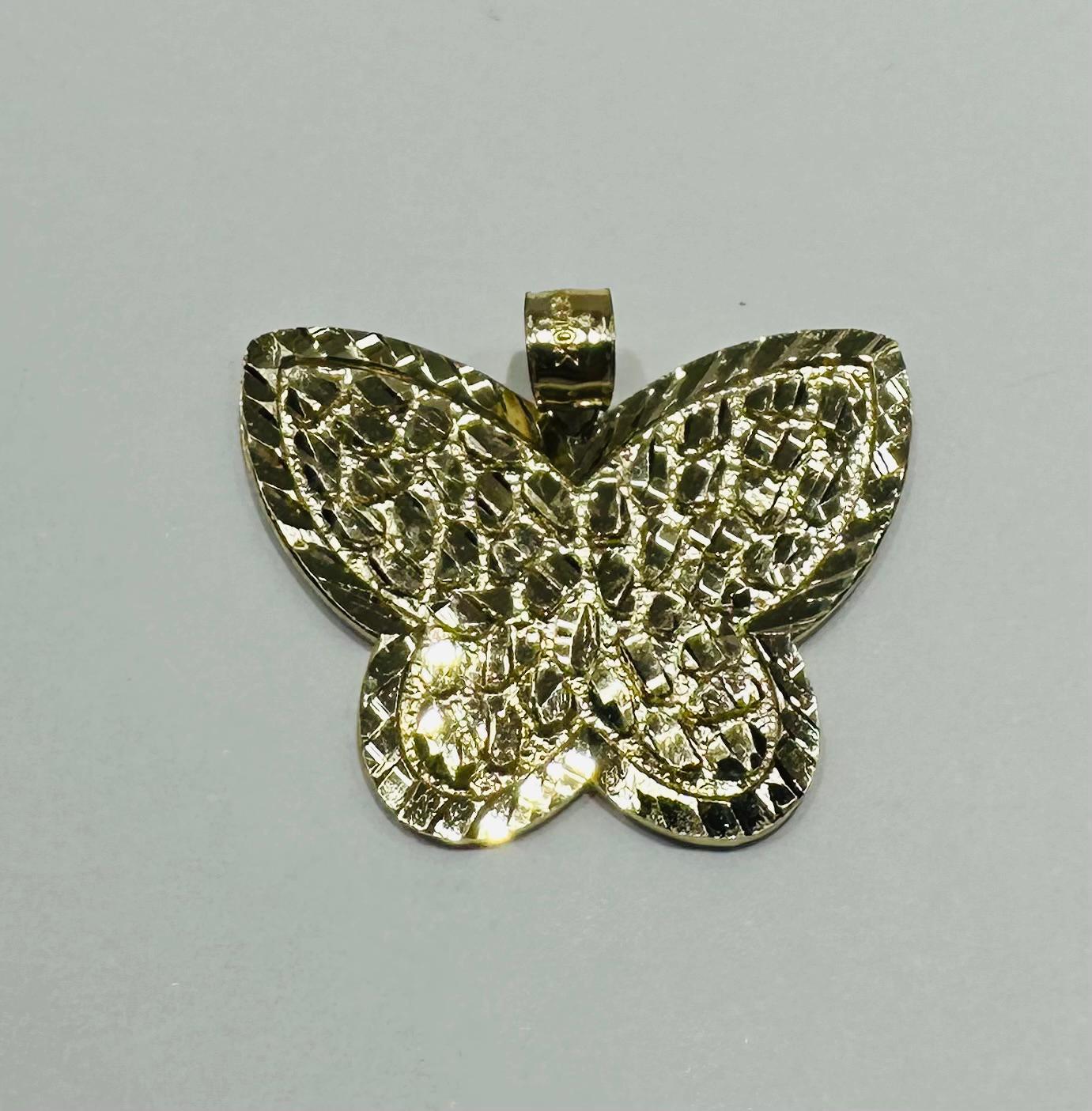 10K GOLD BUTTERFLY PENDANT-  WEIGHT: 5.0gm