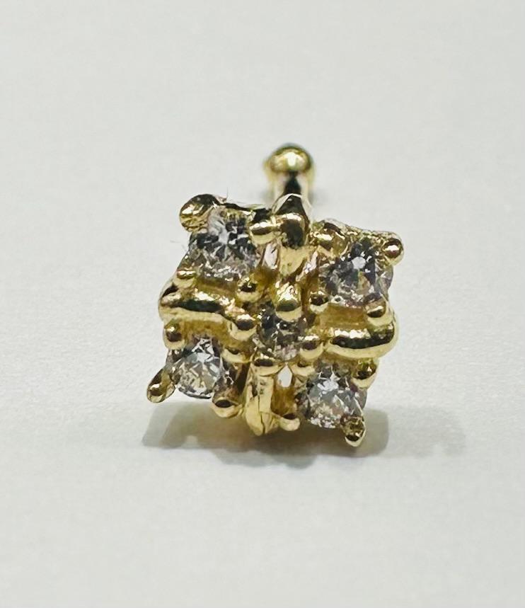 14K GOLD NOSE RING