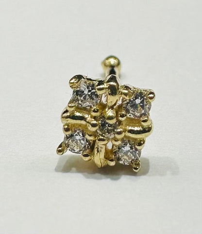 14K GOLD NOSE RING