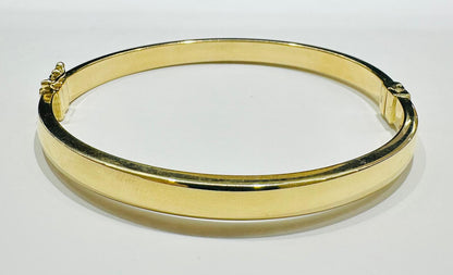 10K GOLD BANGLE BRACELET- WEIGHT:  10.0gm