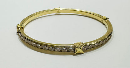 10K GOLD BANGLE BRACELET- WEIGHT:  11.5gm