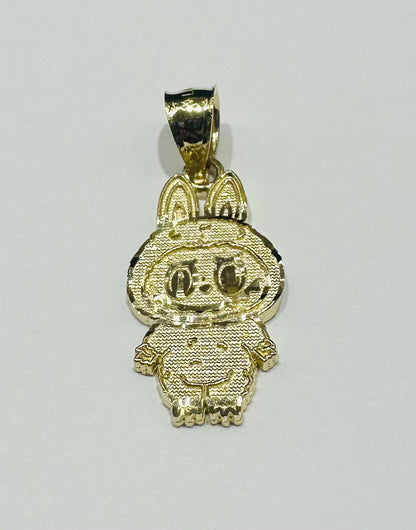 10K GOLD LABUBU PENDANT- WEIGHT: 1.2gm