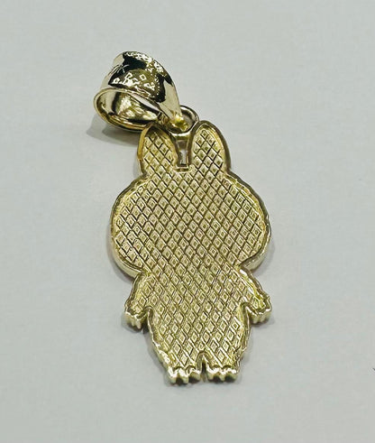 10K GOLD LABUBU PENDANT- WEIGHT: 1.2gm