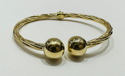 14K GOLD BANGLE BRACELET- WEIGHT:  10gm