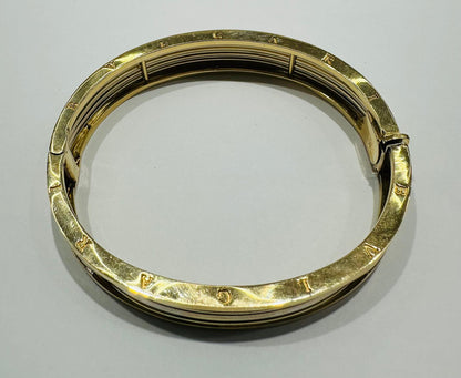 14K GOLD BVLGARI BANGLE BRACELET- WEIGHT:  32.0gm
