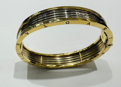 14K GOLD BVLGARI BANGLE BRACELET- WEIGHT:  32.0gm