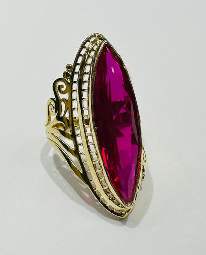 14K GOLD VINTAGE ITALIAN RING - WEIGHT: 5.3gm