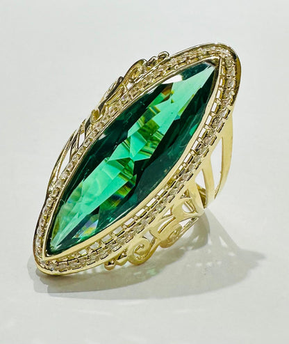 14K GOLD VINTAGE ITALIAN RING - WEIGHT: 4.8gm