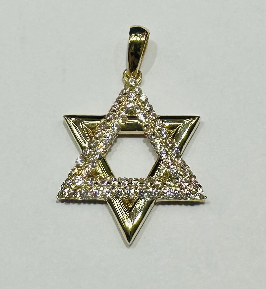 10K GOLD STAR PENDANT- WEIGHT: 1.6gm