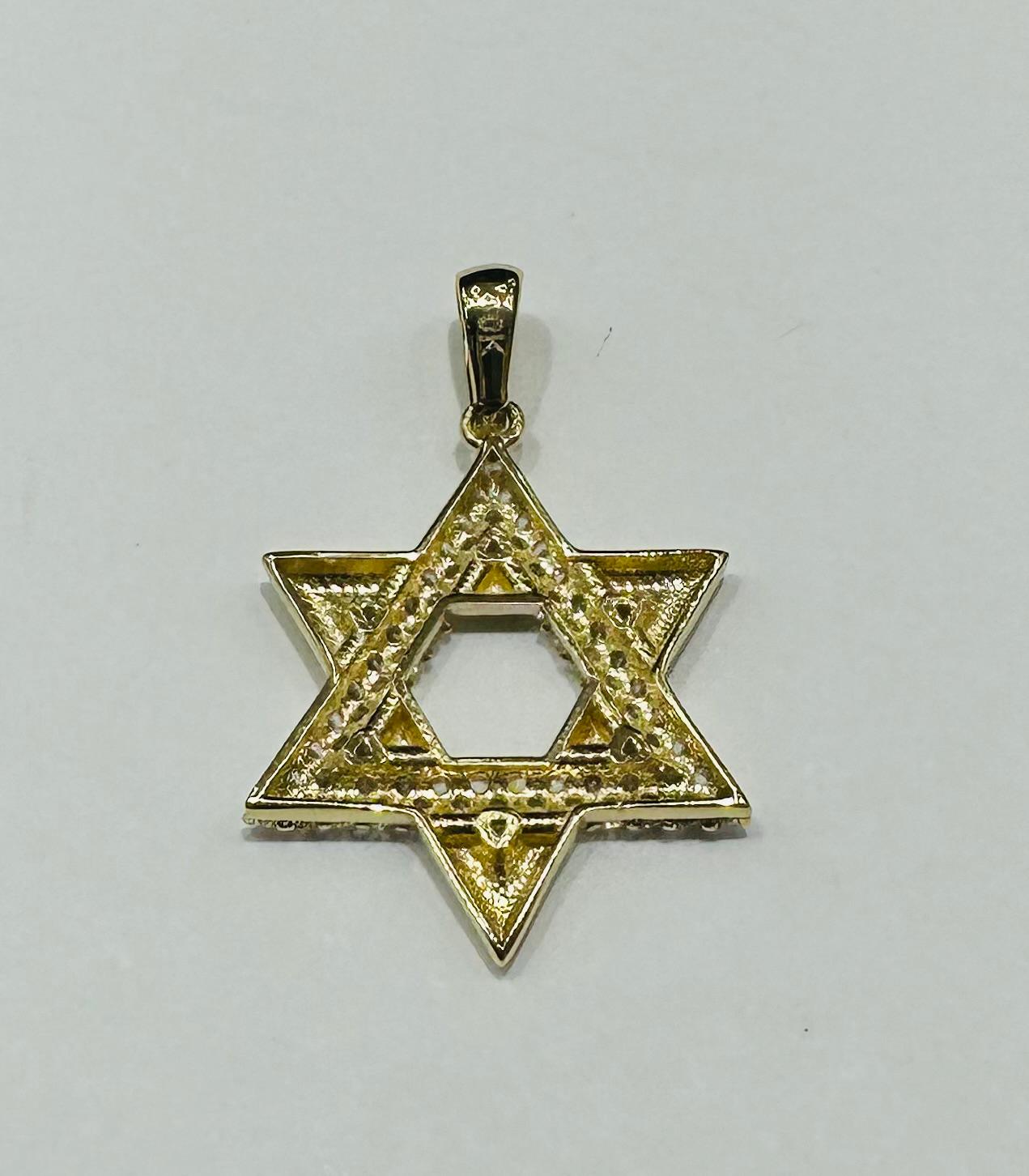 10K GOLD STAR PENDANT- WEIGHT: 1.6gm