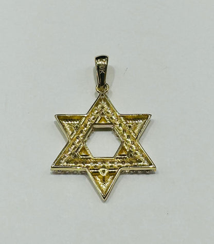 10K GOLD STAR PENDANT- WEIGHT: 1.6gm