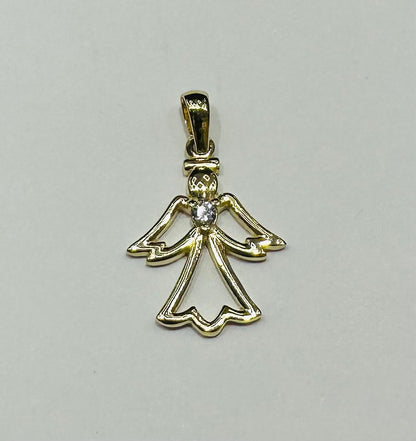 10K GOLD ANGEL PENDANT- WEIGHT: 1.6gm