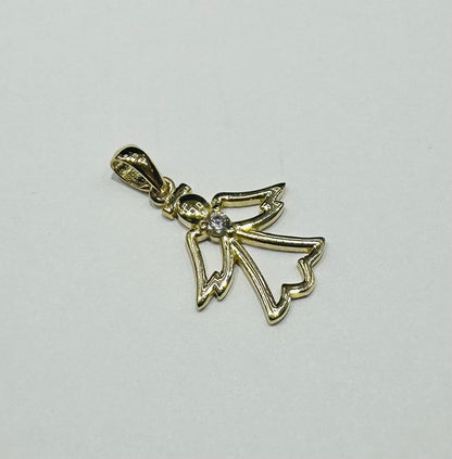 10K GOLD ANGEL PENDANT- WEIGHT: 1.6gm