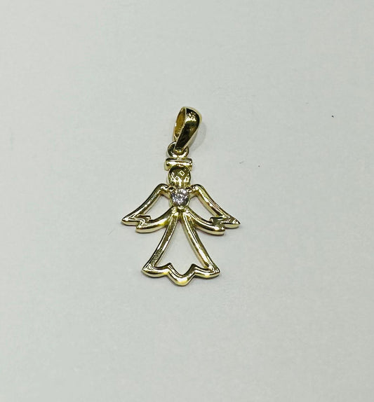 10K GOLD ANGEL PENDANT- WEIGHT: 1.6gm
