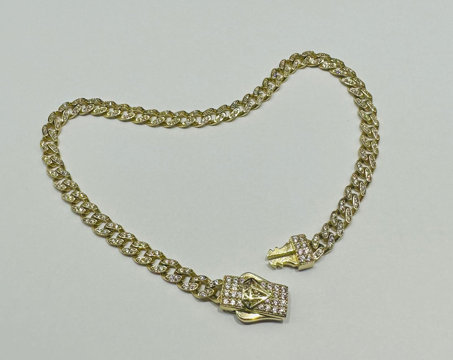 10K GOLD CUBAN LINK CHAIN BRACELET - WEIGHT: 5.6gm